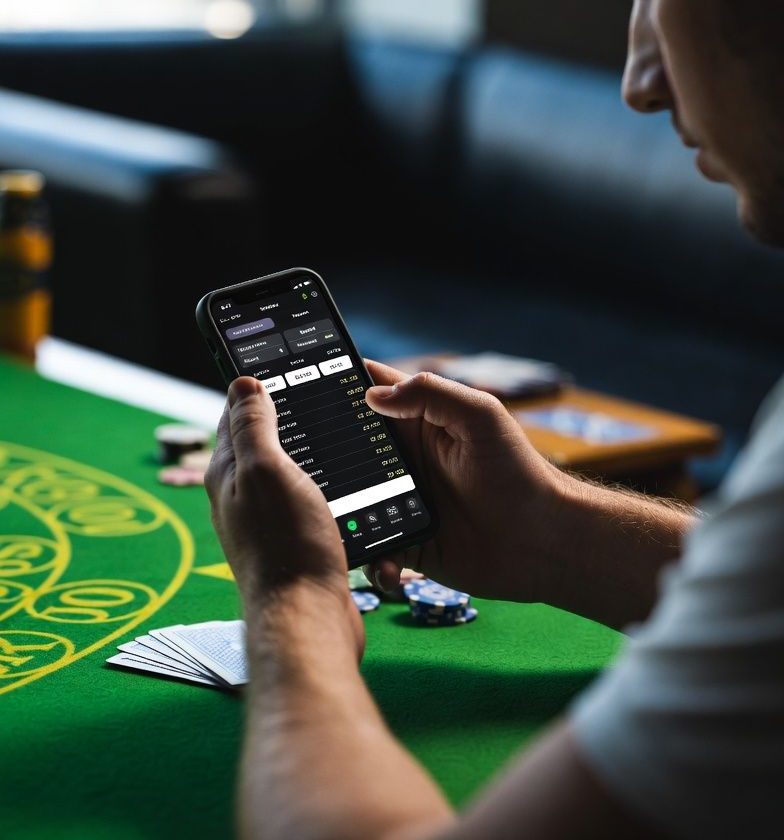 placing bets on smartphone