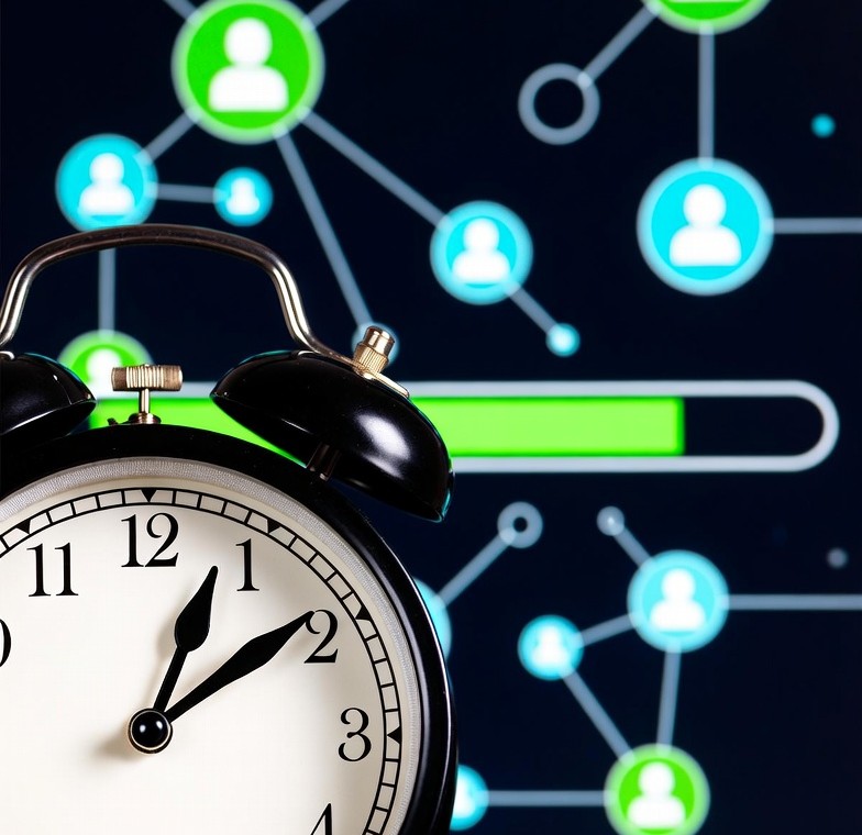 slow bank transfer vs fast blockchain transaction